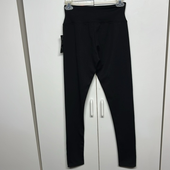 INC International Concepts Black Leggings with Side Stripes - Picture 5 of 8